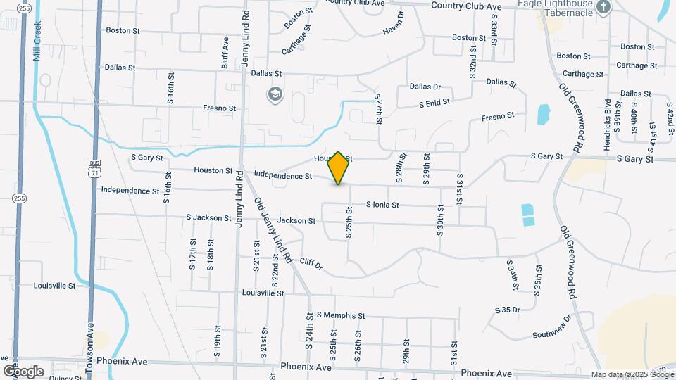 2412 Independence St Map and Location Details