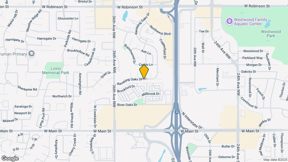 3306 Rambling Oaks Dr Map and Location Details
