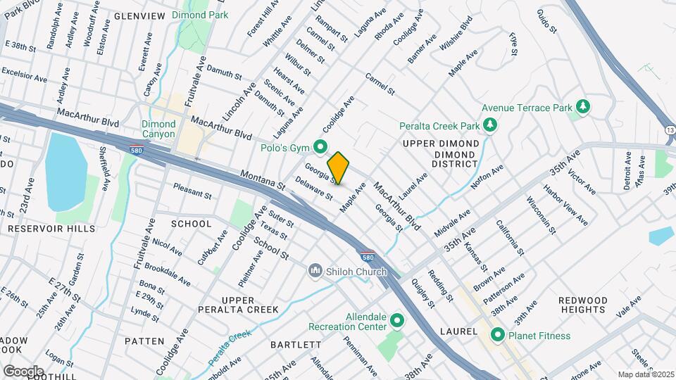 2945 Georgia St Mapa y Detalles de la Ubicación