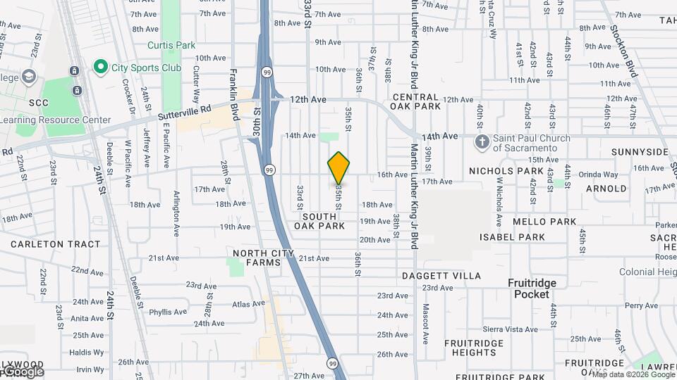 4190 35th St Map and Location Details