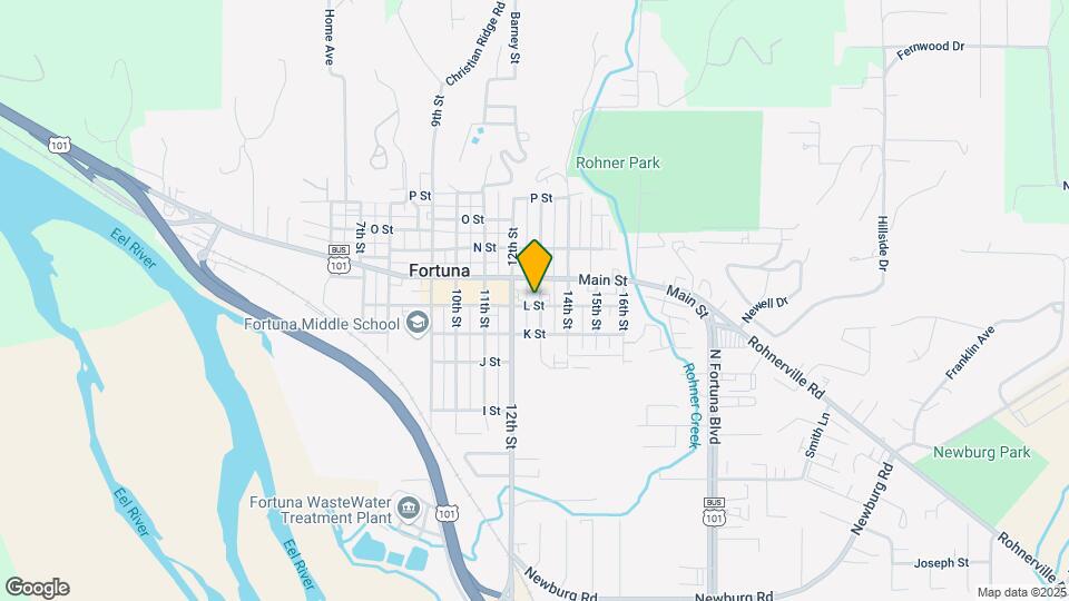 1254 L St Map and Location Details