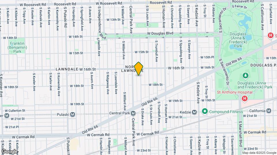 1632 S Drake Ave Map and Location Details