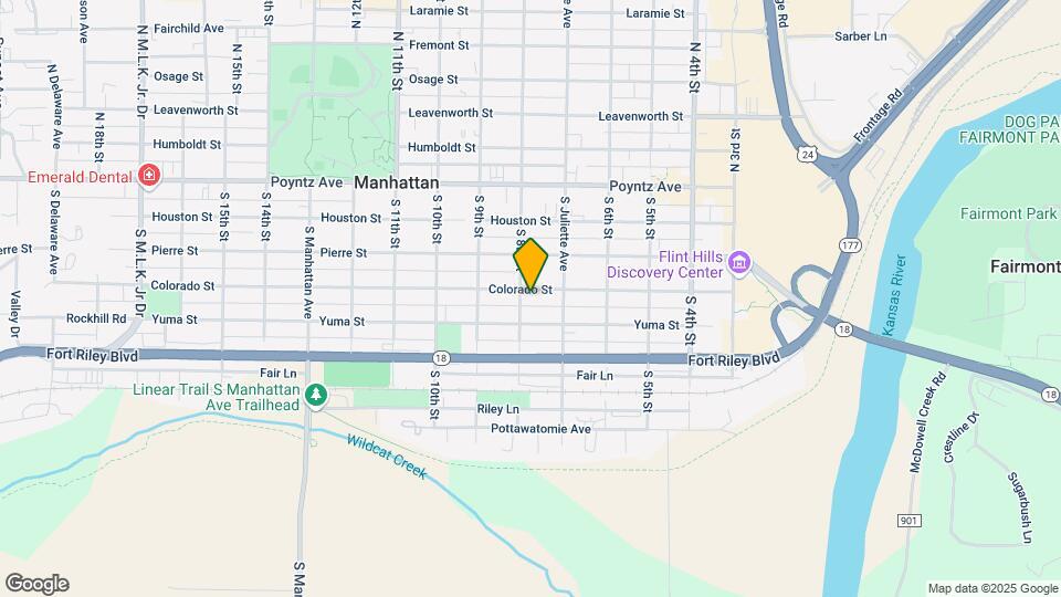 725 Colorado St Map and Location Details