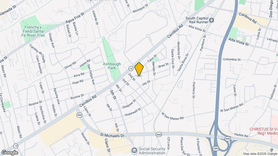 1522 Cochiti St-Unit -C Map and Location Details