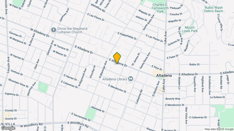 404-410 E Altadena Dr Map and Location Details
