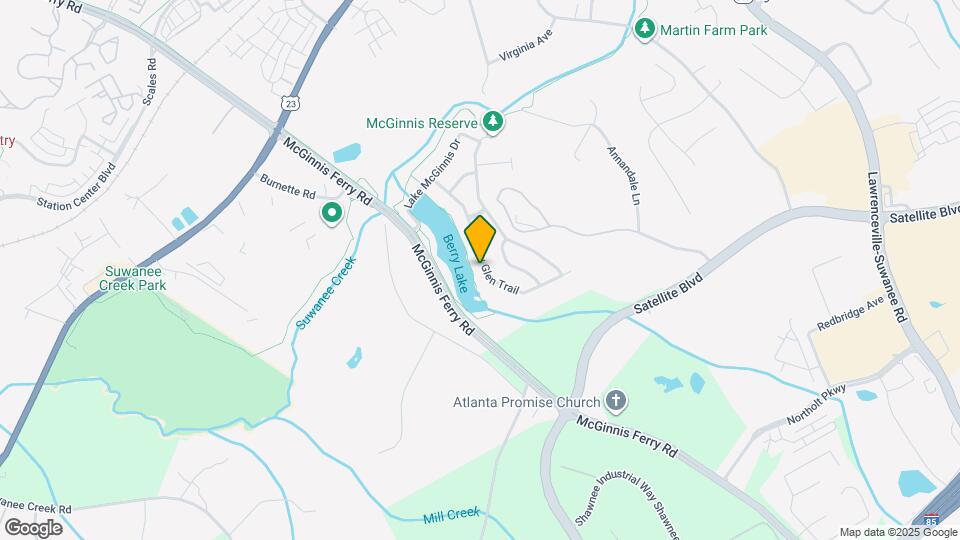 3414 Willow Glen Trail Map and Location Details