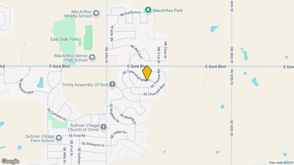 4827 SE Tattershall Way Map and Location Details