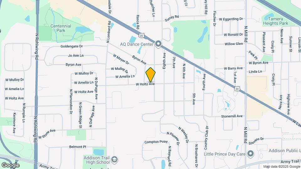 19W719 W Holtz Ave Mapa y Detalles de la Ubicación