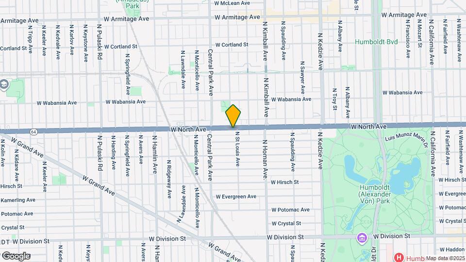 3505 W North Ave Map and Location Details