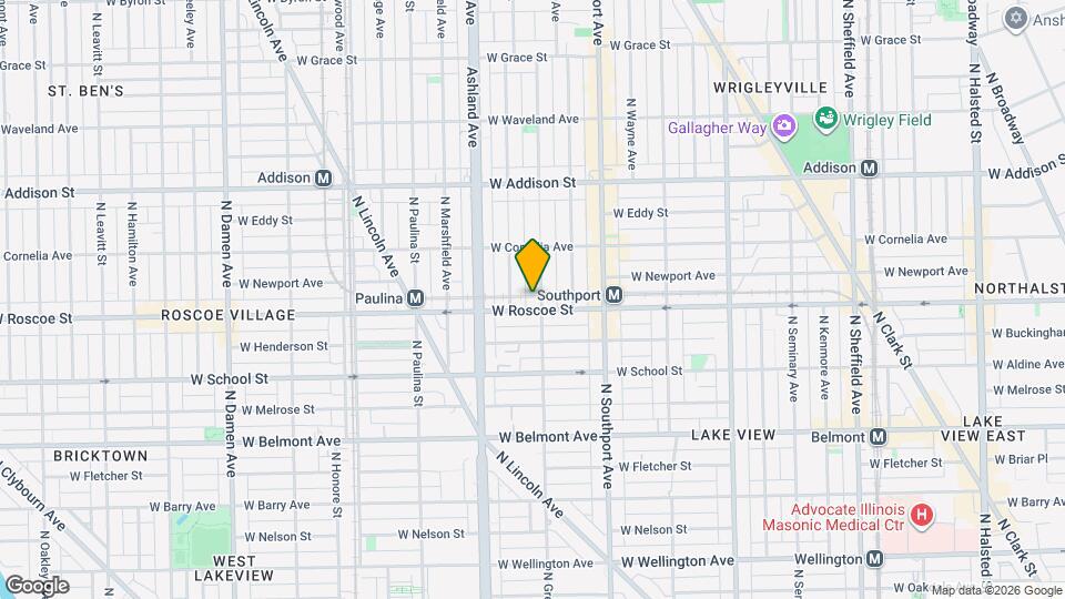 3408 N Greenview Ave Map and Location Details