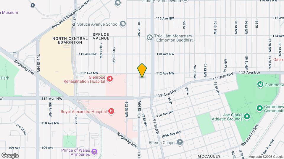 11155 101 St St NW Map and Location Details