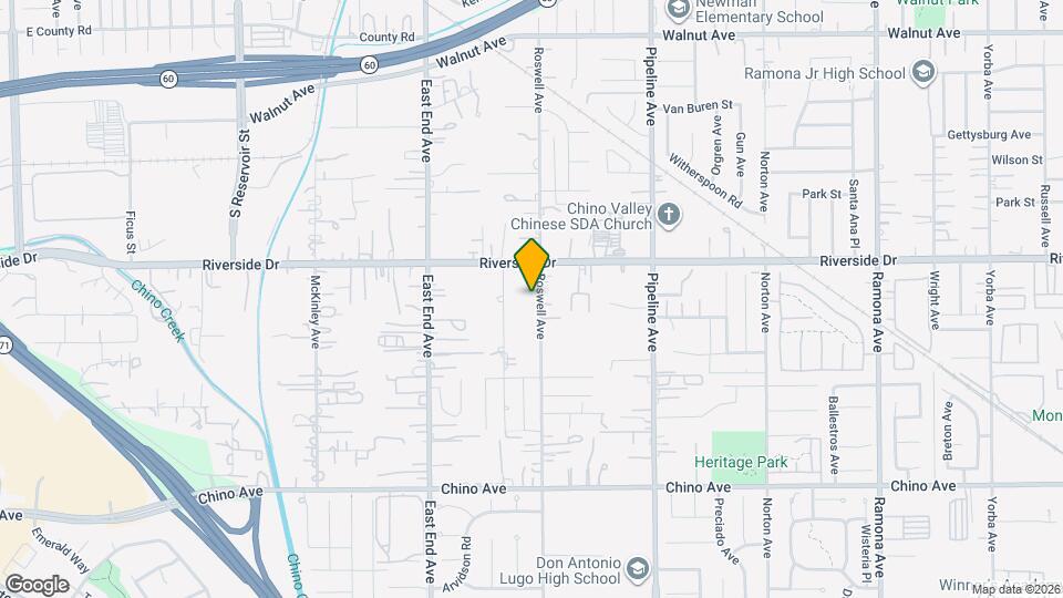 12964 Roswell Ave Map and Location Details