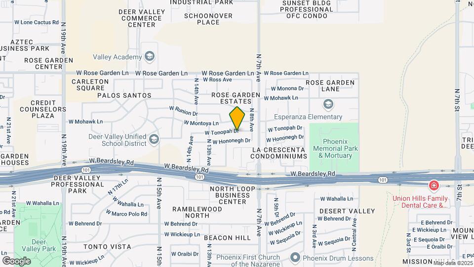 901 W Tonopah Dr Map and Location Details