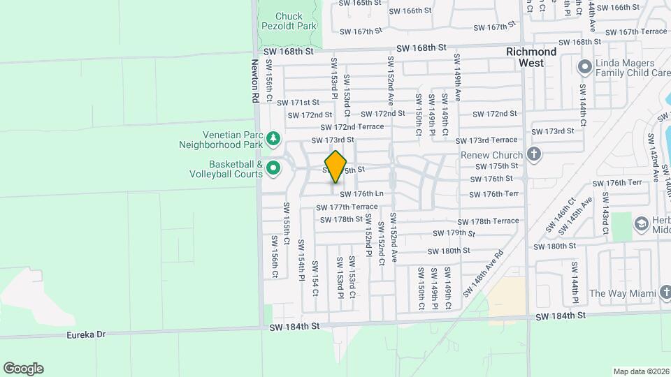 17619 SW 153rd Path Mapa y Detalles de la Ubicación