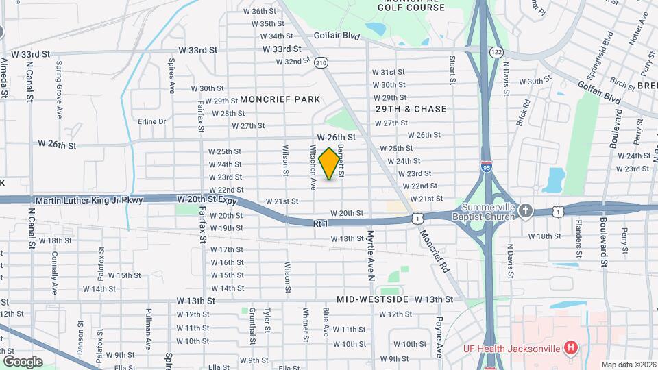 1431 W 22nd St Map and Location Details