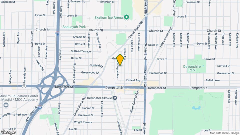 8923 Lavergne Ave Map and Location Details