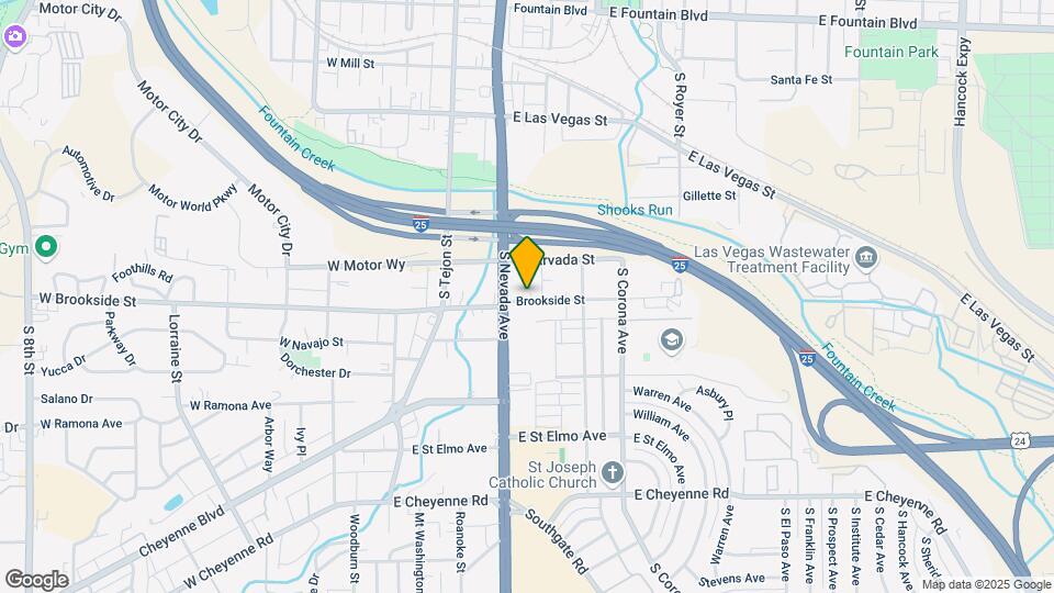 220-230 E Brookside St Map and Location Details