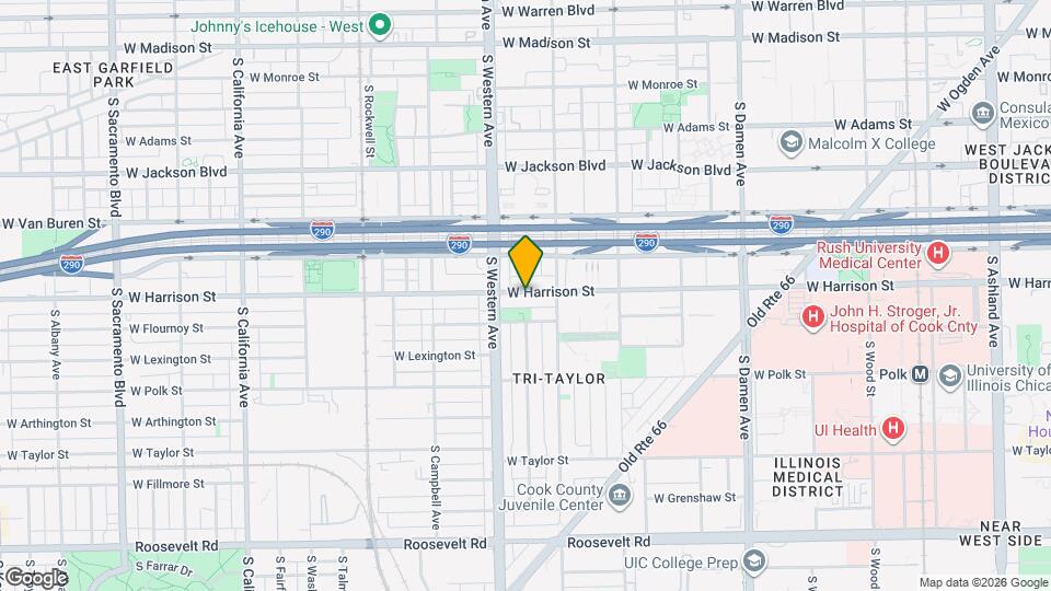 2329 W Harrison St Map and Location Details