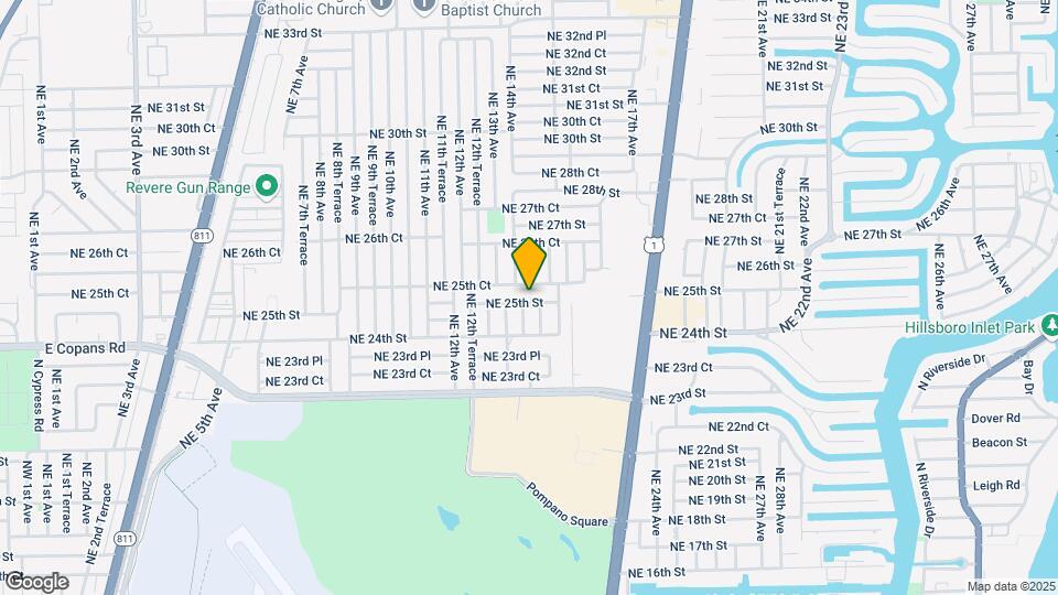 1415 NE 25th St Mapa y Detalles de la Ubicación