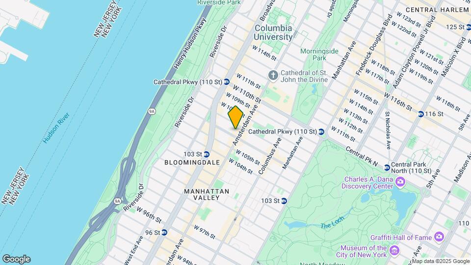 938 Amsterdam Ave Mapa y Detalles de la Ubicación