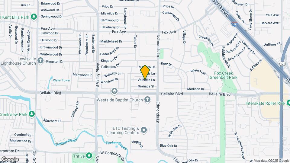 1244 Valencia Ln Map and Location Details