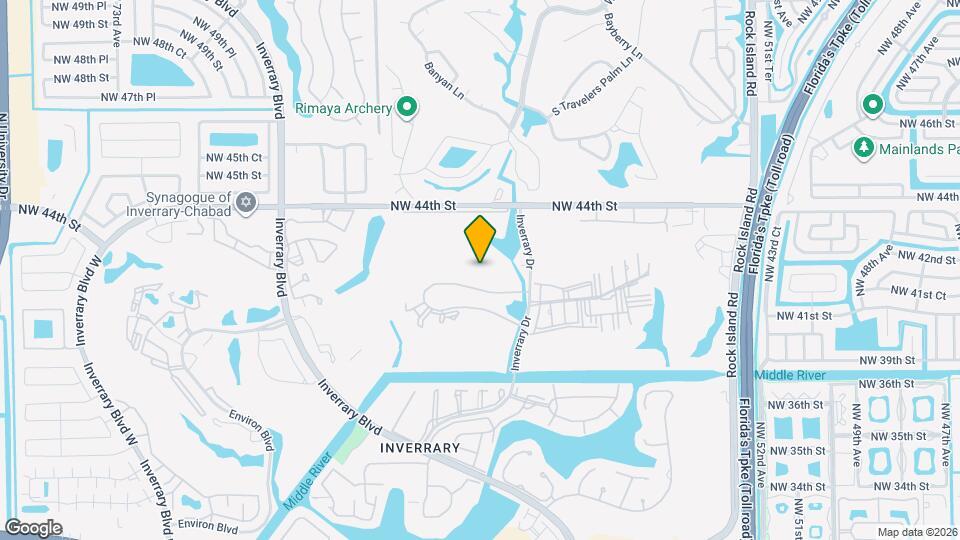 5961 N Falls Circle Dr, Unit 408 Map and Location Details