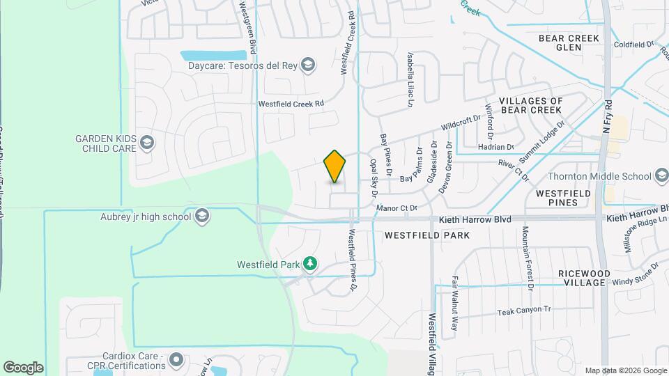 5106 Westwood Pines Dr Map and Location Details
