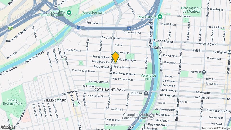 1751 Leprohon Rue Map and Location Details