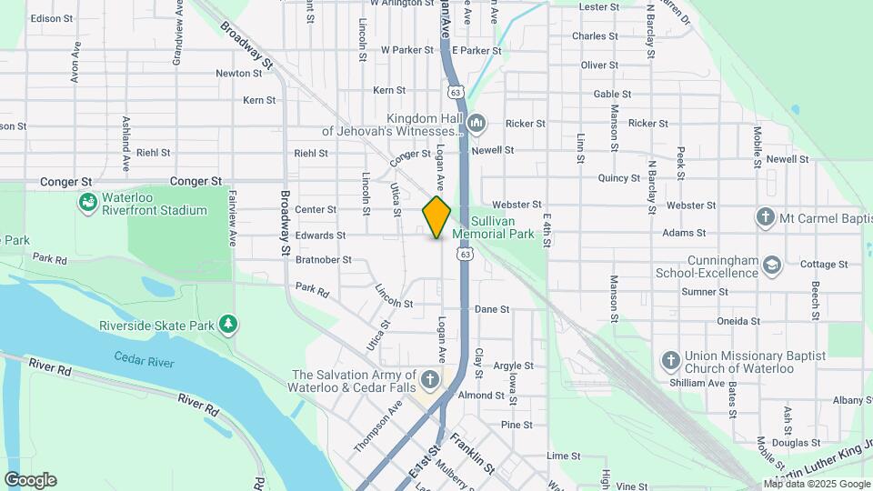 707 Logan Ave Map and Location Details