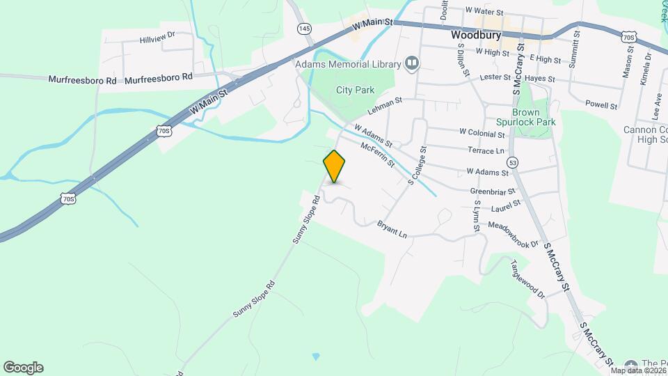 104 S Ridge Dr Map and Location Details