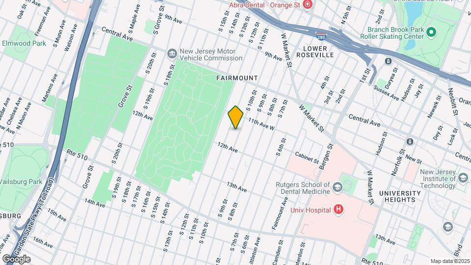 205 S 10th St Map and Location Details