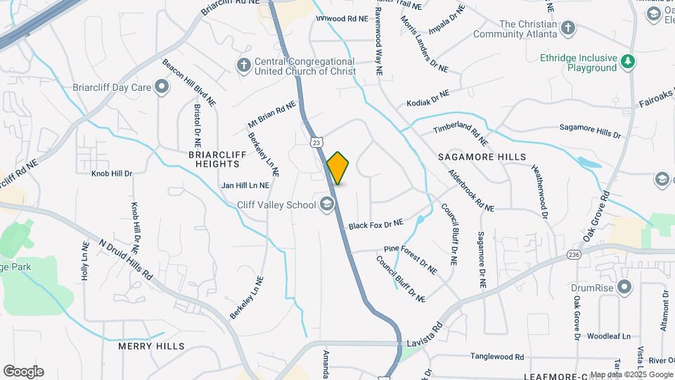 2459 Clairmont Rd NE Map and Location Details