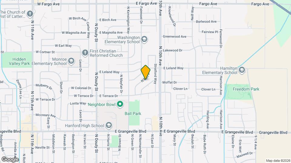 2035 N Burl Dr Map and Location Details