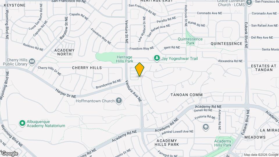 6904 La Costa Dr NE Map and Location Details