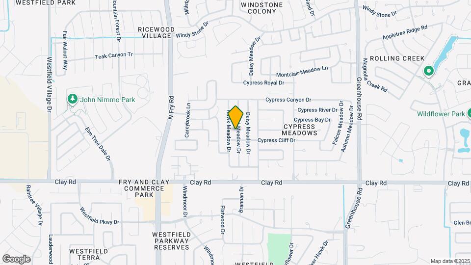 4315 Field Meadow Dr Map and Location Details