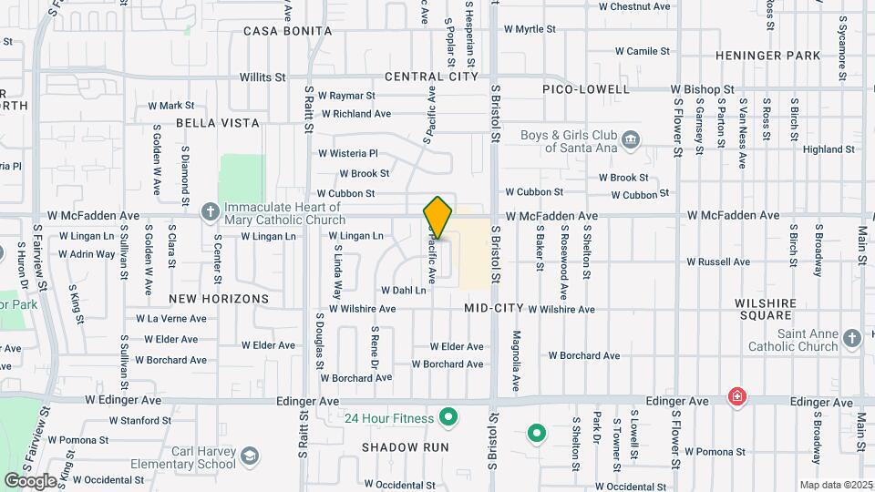 1123 Pacific Ave Mapa y Detalles de la Ubicación