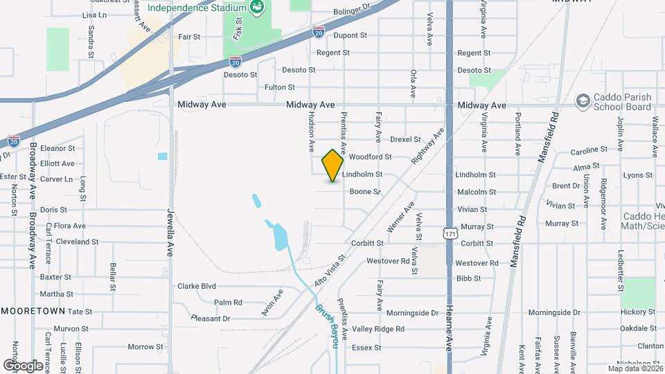 3118 Boone St Map and Location Details