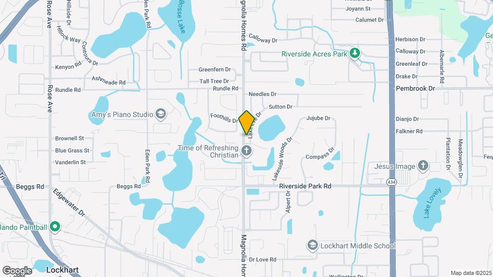 8008 Lake Eve Dr Map and Location Details