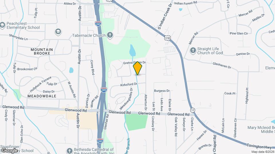 1707 Atherton Cir Mapa y Detalles de la Ubicación