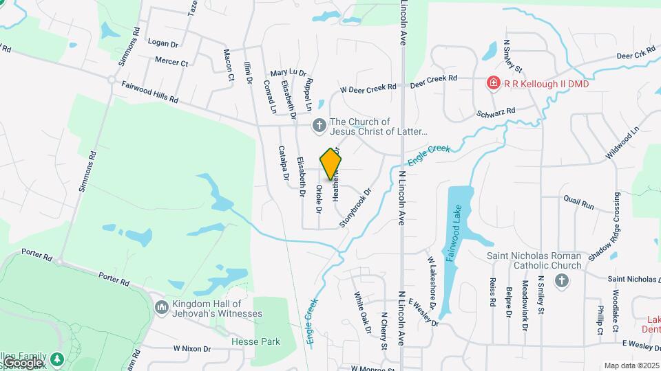 1025 Heatherwood Dr Map and Location Details