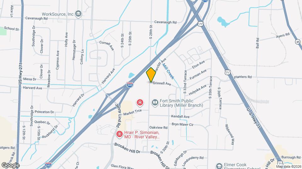 2802 Grinnell Ave Map and Location Details