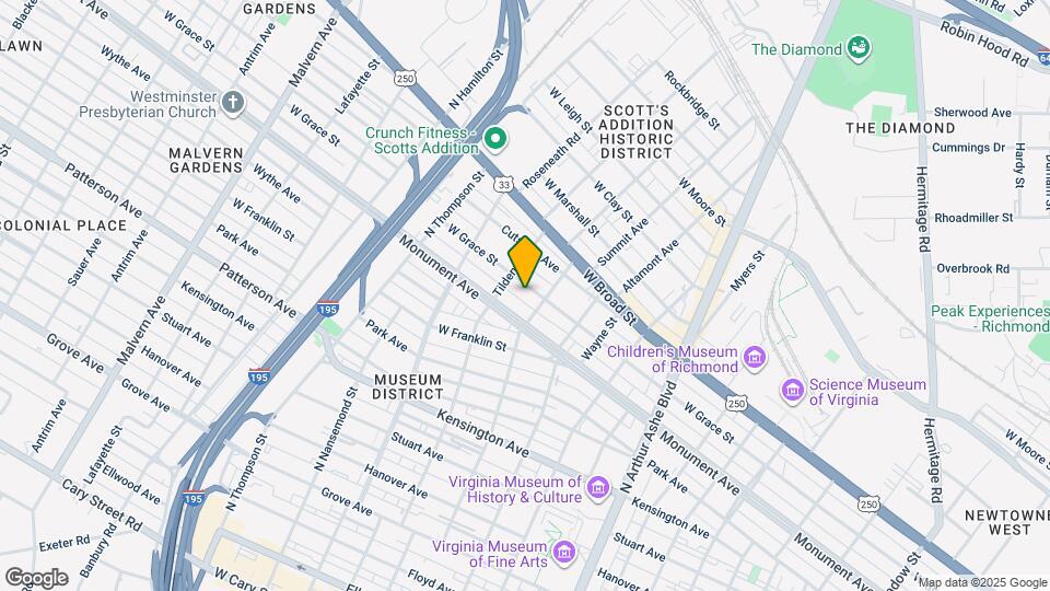 3213 W Grace St Map and Location Details