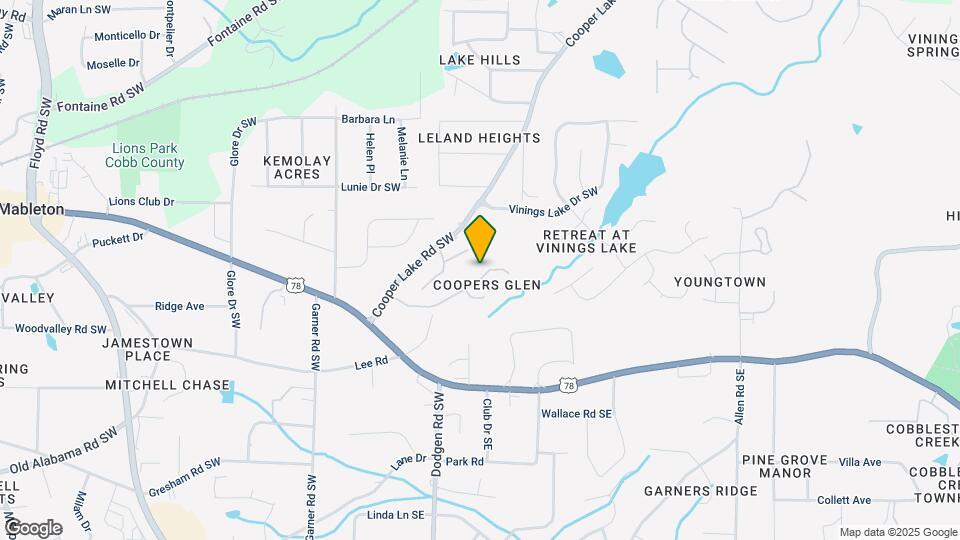 46 Coopers Glen Dr SW Mapa y Detalles de la Ubicación