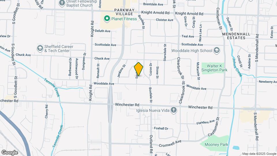 3458 Sophia St Map and Location Details