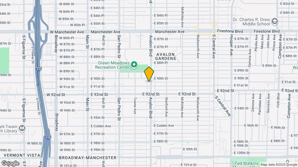 9031 Avalon Blvd Map and Location Details