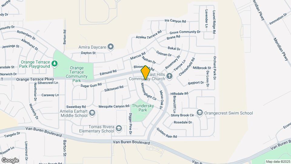8608 Oakthorn Cir Map and Location Details