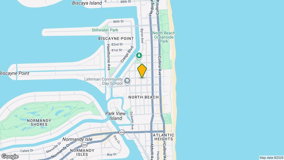 7735 Byron Ave Map and Location Details