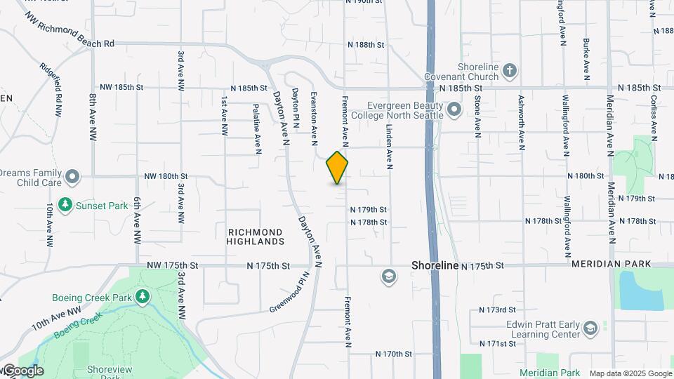 17931 Fremont Ave N Map and Location Details