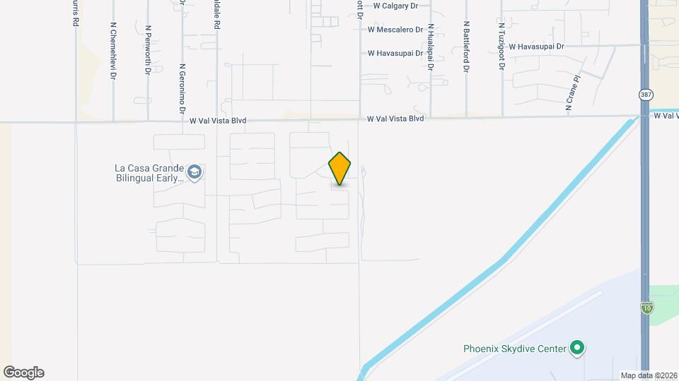 Gila Buttes Mapa y Detalles de la Ubicación