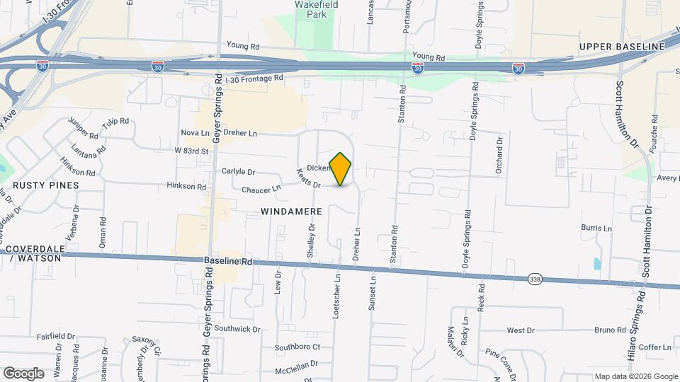 5301 Keats Dr Mapa y Detalles de la Ubicación